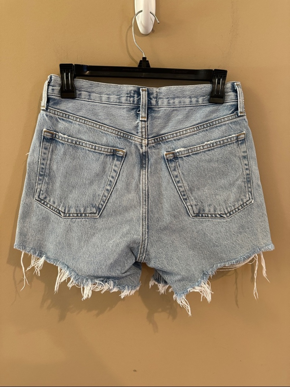 Agolde Parker long Jean shorts - Picture 3 of 5